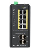 ZyXEL Switch Zyxel RGS200-12P PoE(PoE+: 8;)  240W Managed Gigabit Rugged