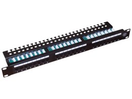 A-LAN Patch panel A-LAN z półką, czarny PK013 (1U; 19