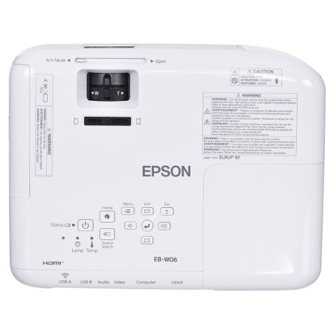 Epson EPSON PROJEKTOR EB-W06 LCD 3700 ANSI WXGA 16000:1 Epson EPSON PROJEKTOR EB-W06 LCD 3700 ANSI WXGA 16000:1