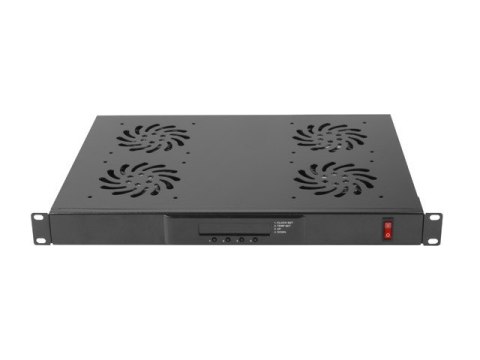 Lanberg LANBERG PANEL WENTYLACYJNY 1U LCD 19" Z TERMOSTATEM 4 WENTYLATORY 230V AK-1503-B Lanberg LANBERG PANEL WENTYLACYJNY 1U LCD 19" Z TERMOSTATEM 4 WENTYLATORY 230V AK-1503-B