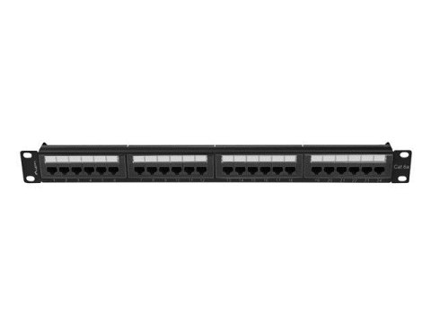 Lanberg LANBERG PATCH PANEL 24 PORT 1U 19" KAT.6A UTP CZARNY PPUA-1024-B Lanberg LANBERG PATCH PANEL 24 PORT 1U 19" KAT.6A UTP CZARNY PPUA-1024-B