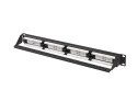 Lanberg LANBERG PATCH PANEL 24 PORT 1U 19" KAT.6A UTP CZARNY PPUA-1024-B