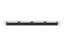 Lanberg LANBERG PATCH PANEL 24 PORT 1U 19" KAT.6A UTP SZARY PPUA-1024-S