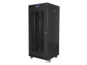 Lanberg LANBERG SZAFA STOJĄCA RACK 19" 27U 600X600 DRZWI PERFOROWANE LCD CZARNA (FLAT PACK) FF01-6627-23BL