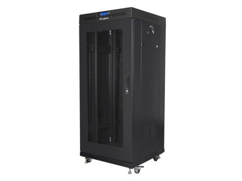 Lanberg LANBERG SZAFA STOJĄCA RACK 19" 27U 600X600 DRZWI PERFOROWANE LCD CZARNA (FLAT PACK) FF01-6627-23BL Lanberg LANBERG SZAFA STOJĄCA RACK 19" 27U 600X600 DRZWI PERFOROWANE LCD CZARNA (FLAT PACK) FF01-6627-23BL