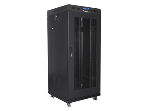 Lanberg LANBERG SZAFA STOJĄCA RACK 19" 27U 600X600 DRZWI PERFOROWANE LCD CZARNA (FLAT PACK) FF01-6627-23BL Lanberg LANBERG SZAFA STOJĄCA RACK 19" 27U 600X600 DRZWI PERFOROWANE LCD CZARNA (FLAT PACK) FF01-6627-23BL