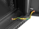 Lanberg LANBERG SZAFA STOJĄCA RACK 19" 27U 600X600 DRZWI PERFOROWANE LCD CZARNA (FLAT PACK) FF01-6627-23BL