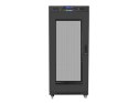 Lanberg LANBERG SZAFA STOJĄCA RACK 19" 27U 600X600 DRZWI PERFOROWANE LCD CZARNA (FLAT PACK) FF01-6627-23BL