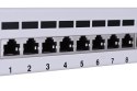 Lanberg Patch panel Lanberg PPF6-9012-S (1U; 10"; kat. 6; FTP; 12xRJ-45)