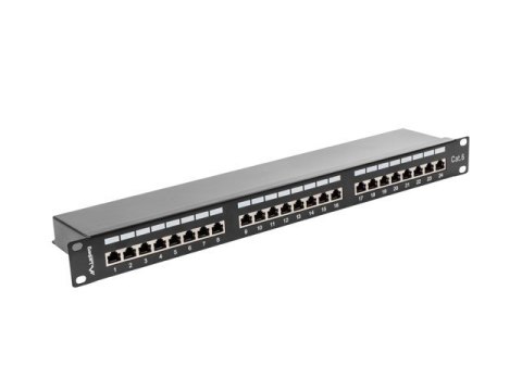 Lanberg Patch panel Lanberg PPS6-1024-B (1U; kat. 6; 24xRJ-45) Lanberg Patch panel Lanberg PPS6-1024-B (1U; kat. 6; 24xRJ-45)