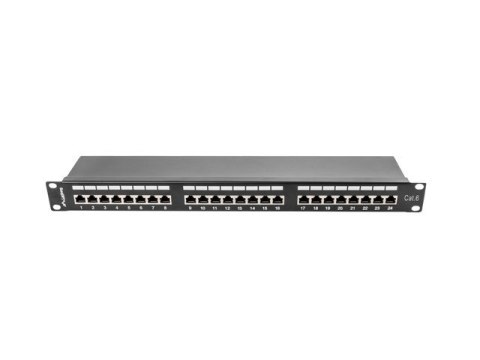 Lanberg Patch panel Lanberg PPS6-1024-B (1U; kat. 6; 24xRJ-45) Lanberg Patch panel Lanberg PPS6-1024-B (1U; kat. 6; 24xRJ-45)