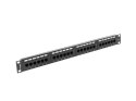 Lanberg Patch panel Lanberg PPU5-1024-B (1U; 19"; kat. 5e; UTP; 24xRJ-45)
