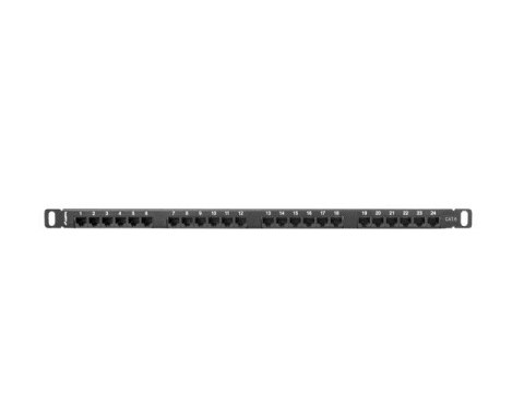 Lanberg Patch panel Lanberg PPU6-0024-B (0.5U; kat. 6; 24xRJ-45) Lanberg Patch panel Lanberg PPU6-0024-B (0.5U; kat. 6; 24xRJ-45)
