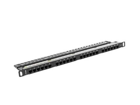 Lanberg Patch panel Lanberg PPU6-0024-B (0.5U; kat. 6; 24xRJ-45) Lanberg Patch panel Lanberg PPU6-0024-B (0.5U; kat. 6; 24xRJ-45)