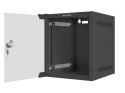 Lanberg Szafa jednosekcyjna Lanberg WF10-2306-10B (6U; 329mm / 280mm / 310 mm; wisząca; Szklane; 10"; kolor czarny)
