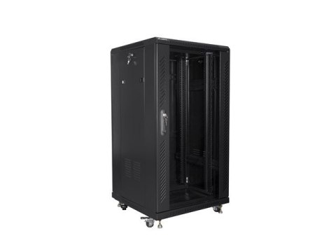 Lanberg Szafa rack Lanberg FF01-6622-12B (22U; 19''; 1160 mm / 600mm / 600 mm; stojąca; Szklane; 800 kg; kolor czarny) Lanberg Szafa rack Lanberg FF01-6622-12B (22U; 19''; 1160 mm / 600mm / 600 mm; stojąca; Szklane; 800 kg; kolor czarny)