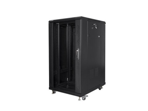 Lanberg Szafa rack Lanberg FF01-6822-12B (22U; 19''; 1160 mm / 600mm / 800 mm; stojąca; Szklane; 800 kg; kolor czarny) Lanberg Szafa rack Lanberg FF01-6822-12B (22U; 19''; 1160 mm / 600mm / 800 mm; stojąca; Szklane; 800 kg; kolor czarny)