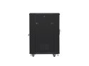Lanberg Szafa rack Lanberg FF01-6822-12B (22U; 19''; 1160 mm / 600mm / 800 mm; stojąca; Szklane; 800 kg; kolor czarny)