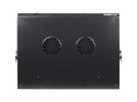 Lanberg Szafa rack Lanberg WF01-6412-10B (12U; 635mm / 600mm / 450 mm; wisząca; Szklane; 19''; kolor czarny)