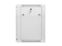 Lanberg Szafa rack Lanberg WF01-6412-10S (12U; 635mm / 600mm / 450 mm; wisząca; Szklane; 19''; kolor szary)