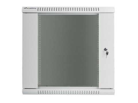 Lanberg Szafa rack Lanberg WF01-6412-10S (12U; 635mm / 600mm / 450 mm; wisząca; Szklane; 19''; kolor szary) Lanberg Szafa rack Lanberg WF01-6412-10S (12U; 635mm / 600mm / 450 mm; wisząca; Szklane; 19''; kolor szary)