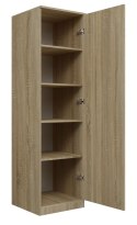 TOP E SHOP SZAFA GARDEROBA DRZWI PÓŁKI SD-50 DĄB SONOMA