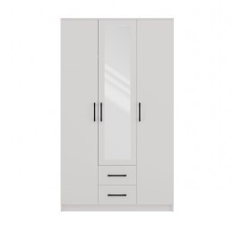 TOP E SHOP SZAFA ROMANA 120X205 BIAŁA Z LUSTREM