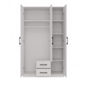 TOP E SHOP SZAFA ROMANA 120X205 BIAŁA Z LUSTREM