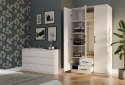 TOP E SHOP SZAFA ROMANA 120X205 BIAŁA Z LUSTREM
