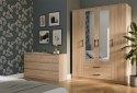 TOP E SHOP SZAFA ROMANA 160X205 SONOMA Z LUSTREM