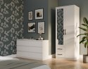 TOP E SHOP SZAFA ROMANA 80X205 BIAŁA Z LUSTREM