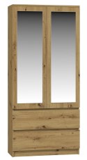 TOP E SHOP SZAFA SS-90 LUSTRO - DĄB ARTISAN