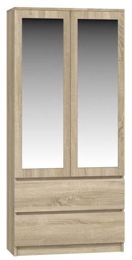TOP E SHOP SZAFA SS-90 LUSTRO - DĄB SONOMA
