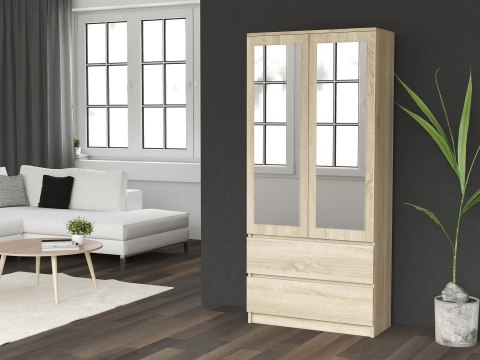 TOP E SHOP SZAFA SS-90 LUSTRO - DĄB SONOMA TOP E SHOP SZAFA SS-90 LUSTRO - DĄB SONOMA