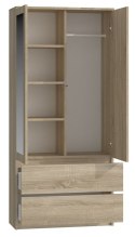TOP E SHOP SZAFA SS-90 LUSTRO - DĄB SONOMA