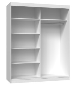 TOP E SHOP Szafa z drzwiami przesuwnymi IGA 160x61xH200 biel