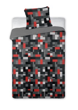 Faro Pościel młodzieżowa KLOCKI LEGO komplet 140x200cm + poduszka 70x90cm