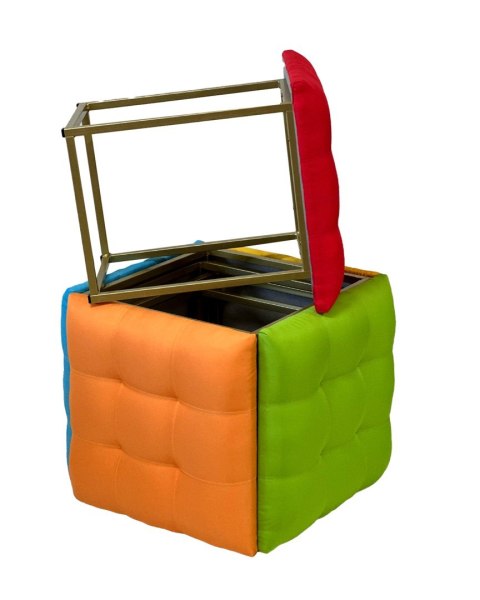 Go Gift Puf-transformator 5w1 - 5 taboretów w 1 pufie multicolor Go Gift Puf-transformator 5w1 - 5 taboretów w 1 pufie multicolor