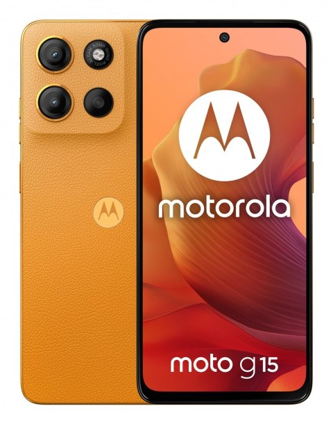 Motorola Smartfon Motorola Moto G15 8/128GB Sunrise Orange Motorola Smartfon Motorola Moto G15 8/128GB Sunrise Orange