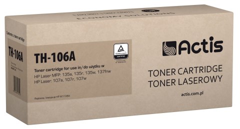 ACTIS Actis TH-106A Toner (zamiennik HP W1106A; Standard; 1000 ston; czarny) ACTIS Actis TH-106A Toner (zamiennik HP W1106A; Standard; 1000 ston; czarny)