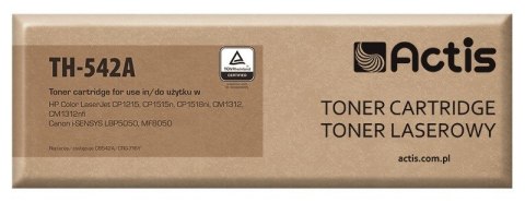 ACTIS Actis TH-542A Toner (zamiennik HP 125A CB542A, Canon CRG-716Y; Standard; 1500 stron; żółty) ACTIS Actis TH-542A Toner (zamiennik HP 125A CB542A, Canon CRG-716Y; Standard; 1500 stron; żółty)