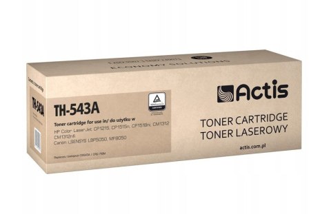 ACTIS Actis TH-543A Toner (zamiennik HP 125A CB543A, Canon CRG-716M; Standard; 1500 stron; czerwony) ACTIS Actis TH-543A Toner (zamiennik HP 125A CB543A, Canon CRG-716M; Standard; 1500 stron; czerwony)