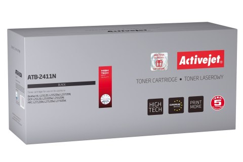 Activejet Activejet ATB-2411N Toner (zamiennik Brother TN-2411; Supreme; 1200 stron; czarny) Activejet Activejet ATB-2411N Toner (zamiennik Brother TN-2411; Supreme; 1200 stron; czarny)
