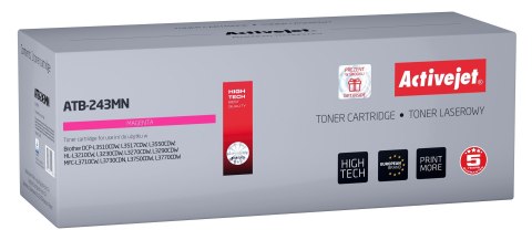 Activejet Activejet ATB-243MN Toner (zamiennik Brother TN-243M; Supreme; 1000 stron; czerwony) Activejet Activejet ATB-243MN Toner (zamiennik Brother TN-243M; Supreme; 1000 stron; czerwony)