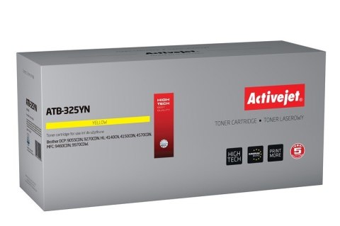 Activejet Activejet ATB-325YN Toner (zamiennik Brother TN-325Y; Supreme; 3500 stron; żółty) Activejet Activejet ATB-325YN Toner (zamiennik Brother TN-325Y; Supreme; 3500 stron; żółty)