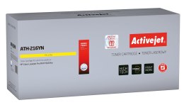 Activejet Activejet ATH-216YN Toner (zamiennik HP 216A W2412A; Supreme; 850 stron; żółty) z chipem