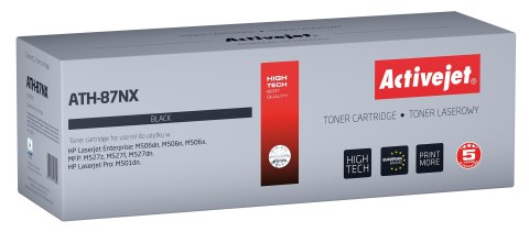 Activejet Activejet ATH-87NX Toner (zamiennik HP 87X CF287X; Supreme; 18000 stron; czarny) Activejet Activejet ATH-87NX Toner (zamiennik HP 87X CF287X; Supreme; 18000 stron; czarny)