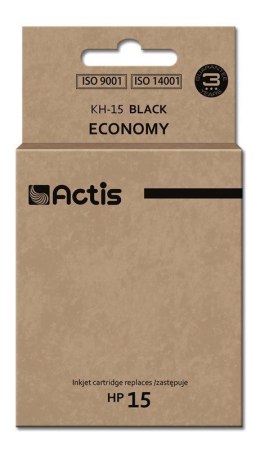 ACTIS Actis KH-15 Tusz (zamiennik HP 15 C6615N; Standard; 44 ml; czarny)