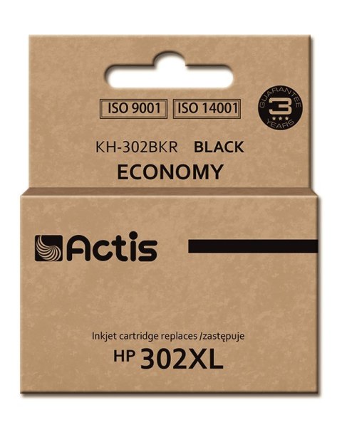 ACTIS Actis KH-302BKR Tusz (zamiennik HP 302XL F6U68AE; Premium; 15 ml; czarny) ACTIS Actis KH-302BKR Tusz (zamiennik HP 302XL F6U68AE; Premium; 15 ml; czarny)