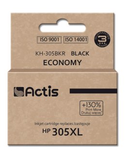 ACTIS Actis KH-305BKR Tusz (zamiennik do HP 305XL 3YM62A; Standard; 20 ml; czarny)